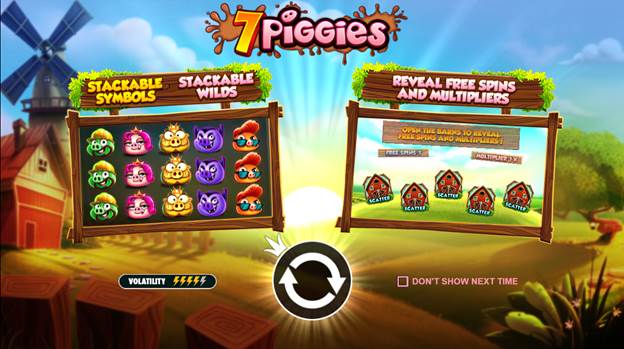 7 Piggies game entry scene